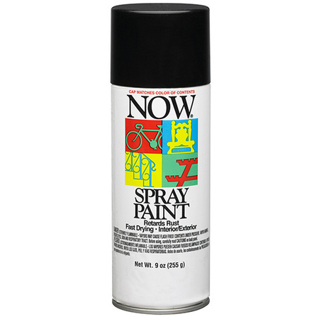 Krylon 9 Oz Black NOW Enamel Spray Paint 21213